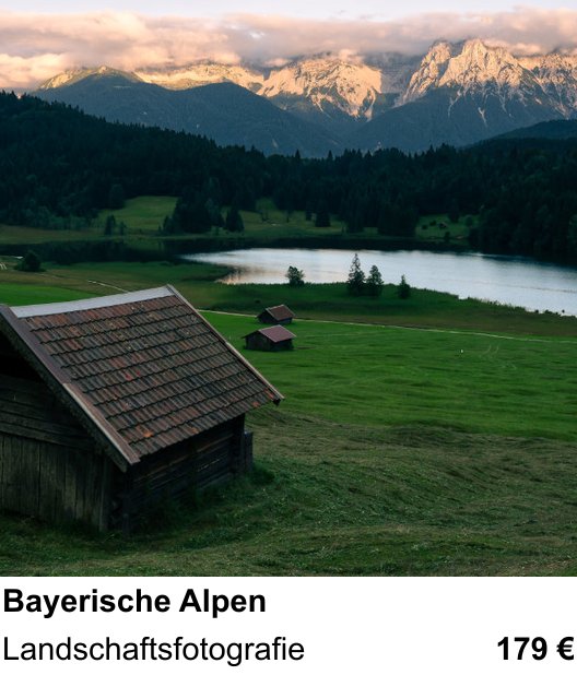 Praxisorientierter Fotoworkshop mit dem Thema Bayerische Alpen: Landschaftsfotografie