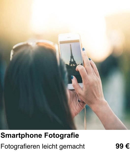 Kamera-Praxis in Mannheim: Smartphone Fotografie – Fotografieren leicht gemacht