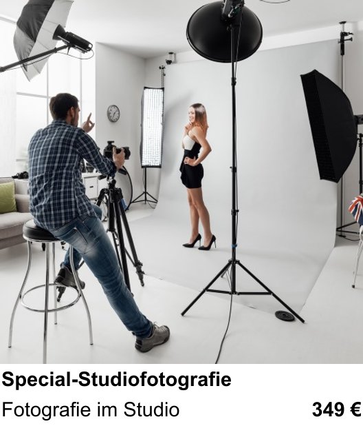 Kamera-Praxis in Mannheim: Special-Studiofotografie – Fotografie im Studio